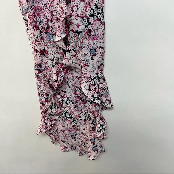 Michael Costello Pink Floral Midi Dress - Picture 3 of 10